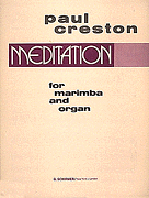 MEDITATION FOR MARIMBA AND ORGAN cover